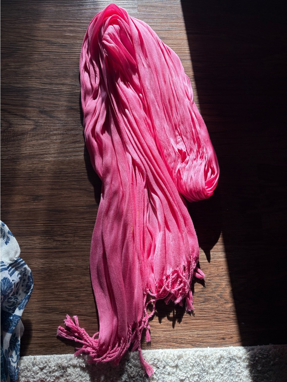 Pink Lightweight Women's Scarf - Versatile Fashion Accessory